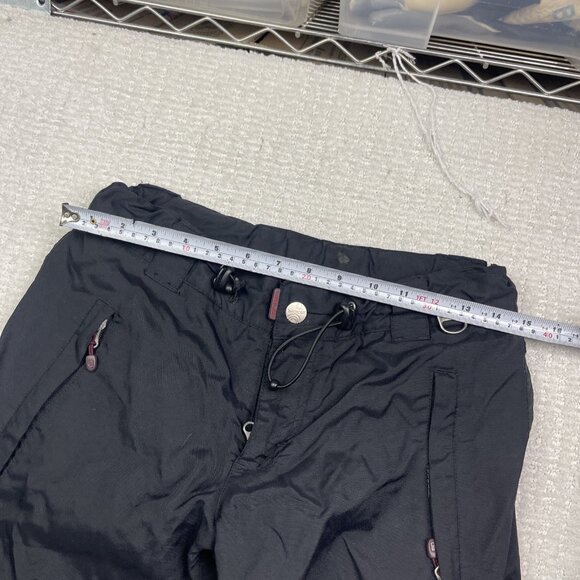 Y2K Liquid Boardwear Snowboard Tech Pants Black *Small* Lined Insulated Ski Snow - Picture 6 of 16